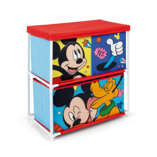Disney Mickey, Pluto játéktároló állvány 3 rekeszes 53x30x60 cm