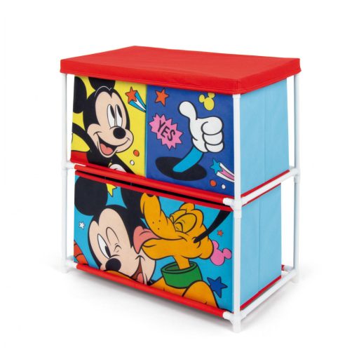 Disney Mickey, Pluto játéktároló állvány 3 rekeszes 53x30x60 cm