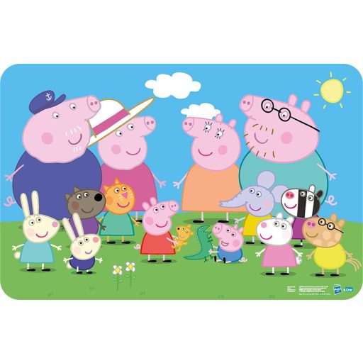 Disney, Bosszúállók, Mancs Őrjárat, Peppa malac tányéralátét 43x28 cm
