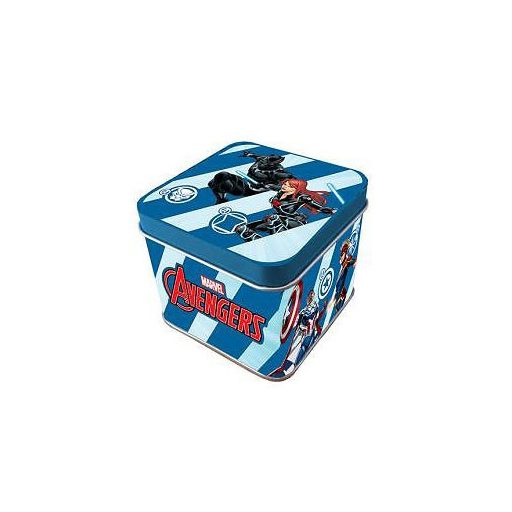 Bosszúállók Black mini fém doboz 7,5 cm