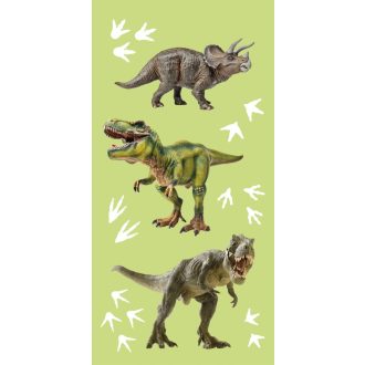   Dinoszaurusz Green fürdőlepedő, strand törölköző 70x140cm