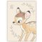 Disney Bambi Beige polár takaró 100x140cm