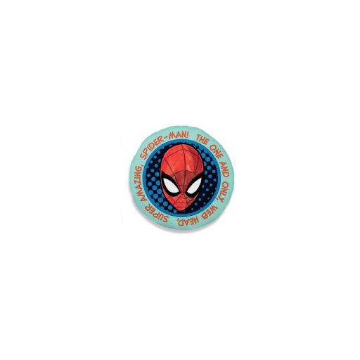 Pókember Web Head formapárna, díszpárna 35x35 cm Velúr