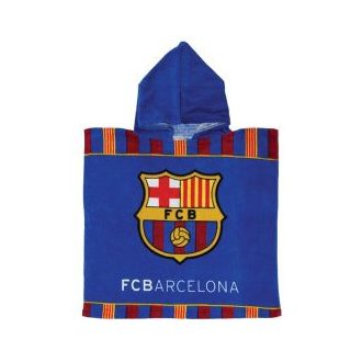 FC Barcelona strand törölköző poncsó 50x100 cm
