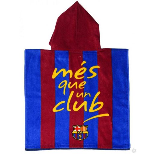 FC Barcelona strand törölköző poncsó 50x100 cm