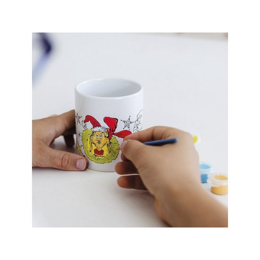 A Grincs Dr Seuss festhető porcelán bögre 235 ml Díszdobozban