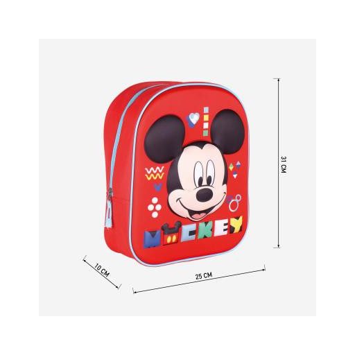 Disney Mickey 3D hátizsák, táska 31 cm