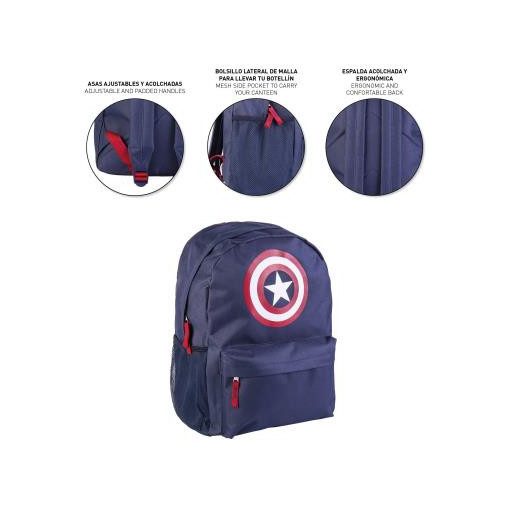 Bosszúállók Shield iskolatáska, táska 41 cm