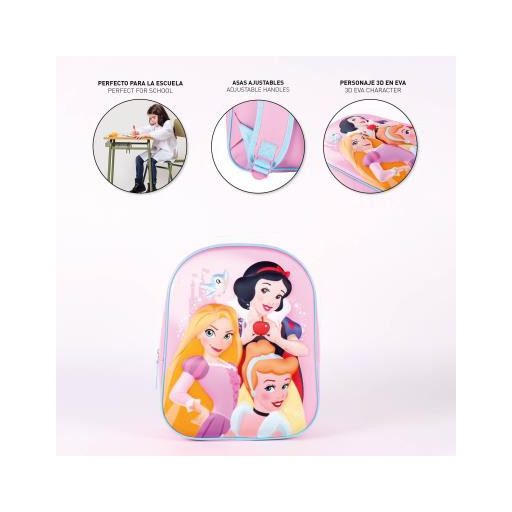 Disney Hercegnők 3D hátizsák, táska 31 cm