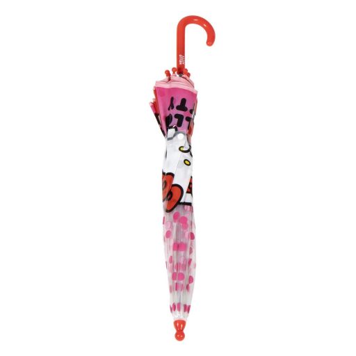 Hello Kitty Dots gyerek átlátszó esernyő Ø71 cm