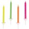 Neon Happy Birthday tortagyertya, gyertya szett 10 db-os
