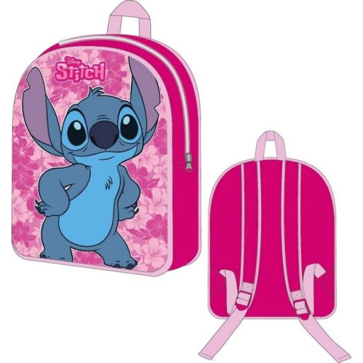 Disney Lilo és Stitch, A csillagkutya Pink Leaf hátizsák, táska 30 cm