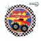 Happy Birthday Monster Truck Holo fólia lufi 46 cm