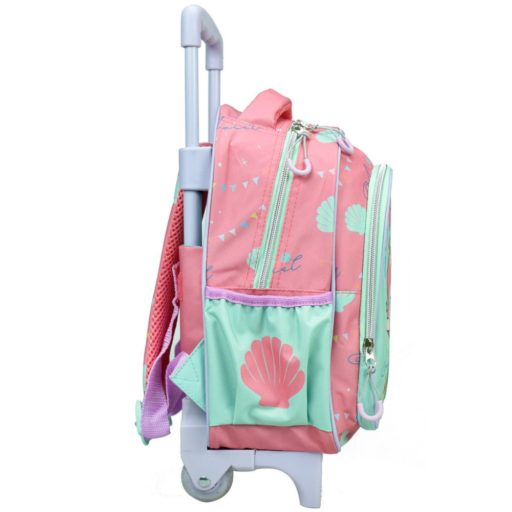 Disney Hercegnők Ariel gurulós ovis hátizsák, táska 30 cm