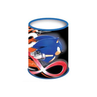 Sonic a sündisznó Get Me fém ceruzatartó 10,5 cm