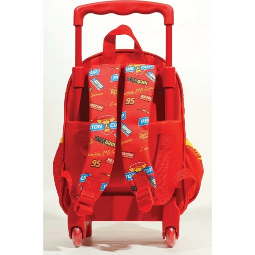 Disney Verdák Piston Cup gurulós ovis hátizsák, táska 30 cm