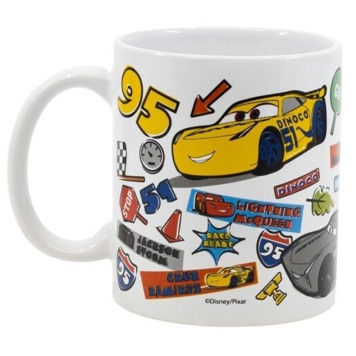 Disney Verdák Stickers porcelán bögre 325 ml Díszdobozban