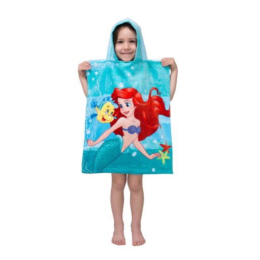 Disney Hercegnők Ariel törölköző poncsó 50x115 cm
