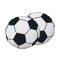 Focis Ball formapárna, díszpárna 35 cm