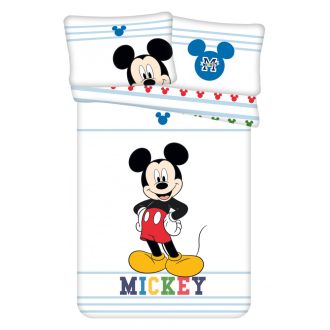   Disney Mickey Colors gyerek, ovis ágyneműhuzat 100×135cm, 40×60 cm