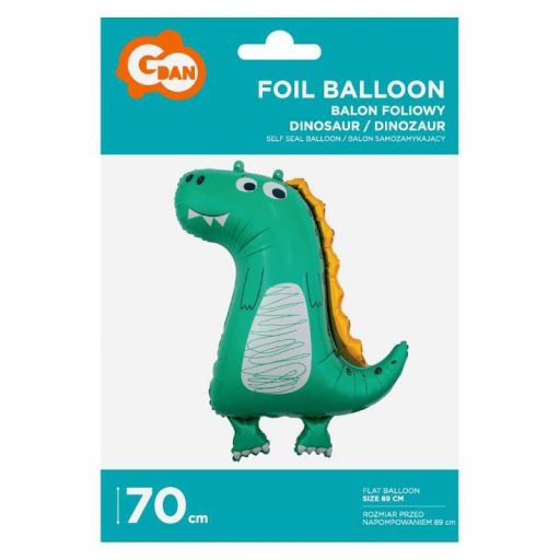 Dinoszaurusz Green fólia lufi 70 cm