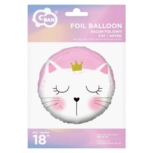 Cicás Sleepy fólia lufi 36 cm