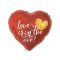 Szerelem Love Is In The Air fólia lufi 37 cm