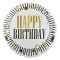 Happy Birthday Stripes fólia lufi 36 cm
