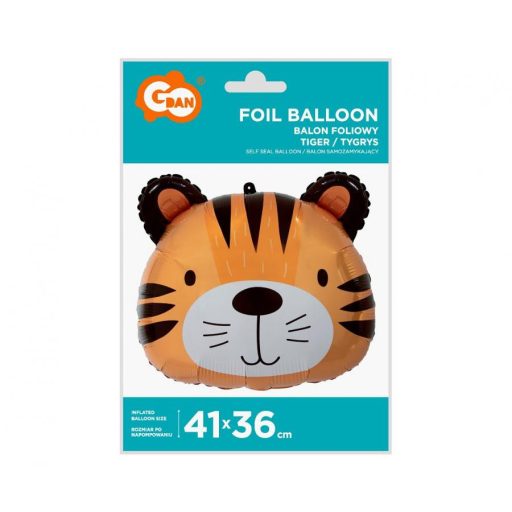 Tigris Head fólia lufi 41 cm