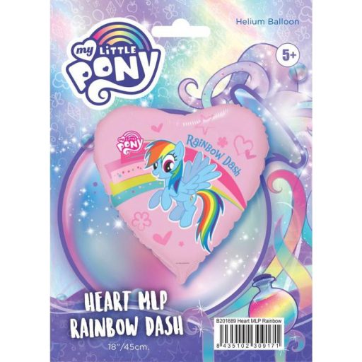 Én kicsi pónim Rainbow fólia lufi 45 cm