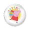 Peppa malac White fólia lufi 48 cm (WP)