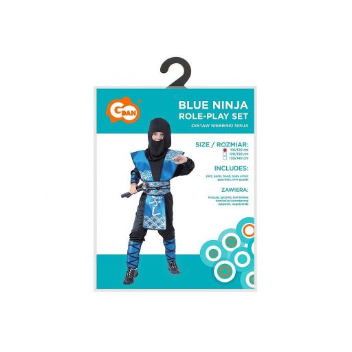 Nindzsa Blue jelmez 120/130 cm