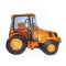 Traktor Orange fólia lufi 36 cm (WP)