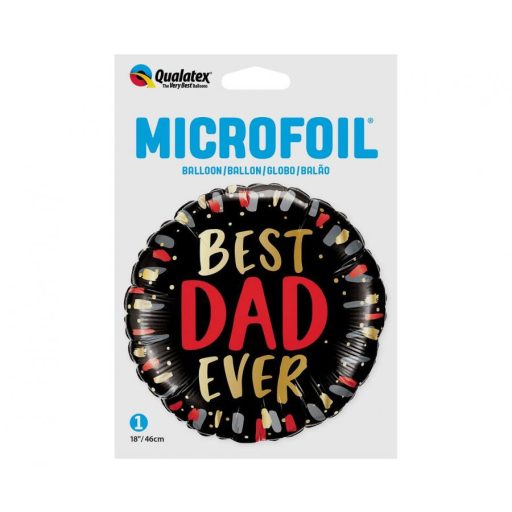 Apa Best Dad Ever fólia lufi 46 cm