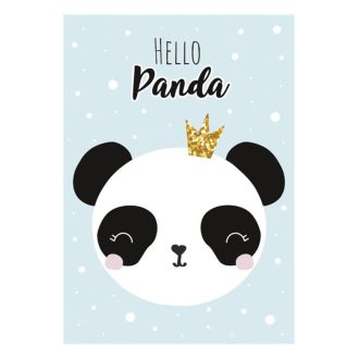 Panda Crown A/4 gumis mappa