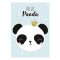 Panda Crown A/4 gumis mappa