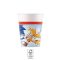 Sonic a sündisznó Sega papír pohár 8 db-os 200 ml FSC