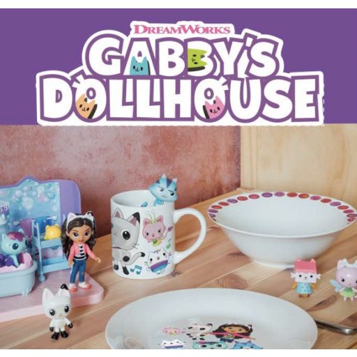 Gabi babaháza Music porcelán bögre 235 ml (8 oz) Díszdobozban