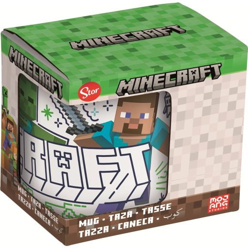 Minecraft Explore More porcelán bögre 235 ml (8 oz) Díszdobozban