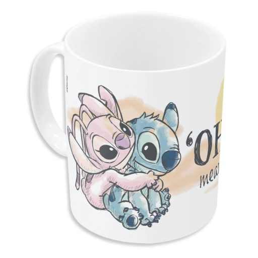 Disney Lilo és Stitch, A csillagkutya Family porcelán bögre 325 ml (11 oz) Díszdobozban