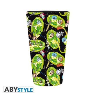 Rick és Morty pohár (400 ml) - Portálok