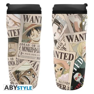 One Piece utazó pohár - Wanted