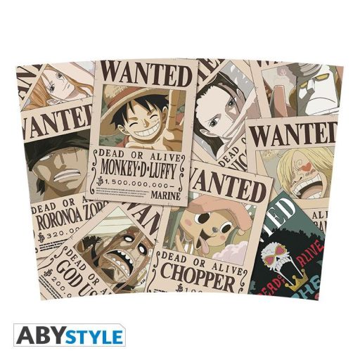 One Piece utazó pohár - Wanted