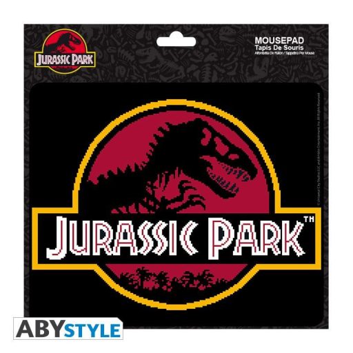 Jurassic Park Rugalmas egérpad - Pixel logó 23,5 x 19,5 cm