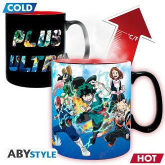 MY HERO ACADEMIA hőre változó bögre (460 ml) - Hősök