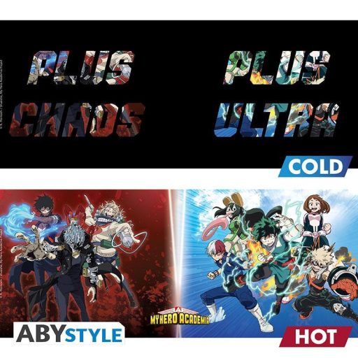 MY HERO ACADEMIA hőre változó bögre (460 ml) - Hősök