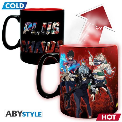MY HERO ACADEMIA hőre változó bögre (460 ml) - Hősök