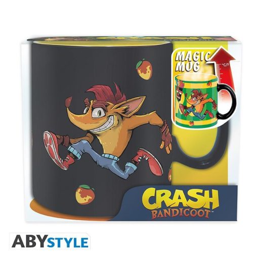 Crash Bandicoot hőre változó bögre - 460 ml - Nitro