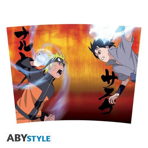 NARUTO SHIPPUDEN utazó pohár - Naruto Vs Sasuke