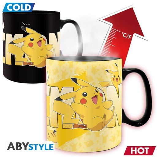 Pokemon ajándékcsomag: pohár, hőre változó bögre, jegyzetfüzet - Pikachu